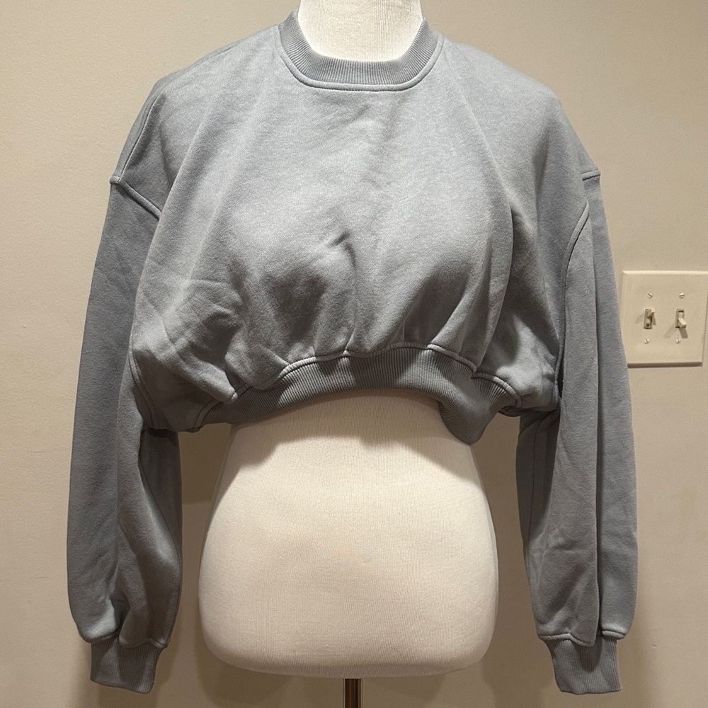 BP Gray Cropped Sweatshirt
